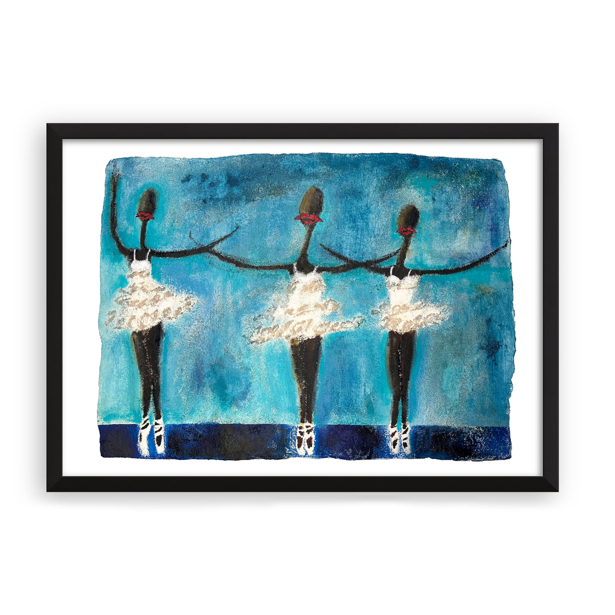 ballerinas print framed
