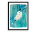 ballerina print framed